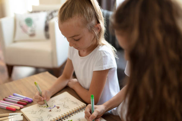 istock Creative kids. Creative Arts and Crafts Classes in After School Activities. 1332510860