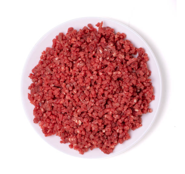 istock raw minced meat beef isolated on white background close up 1332513521
