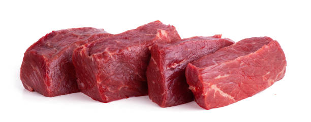 istock raw tasty beef isolated on white background close up 1332513537