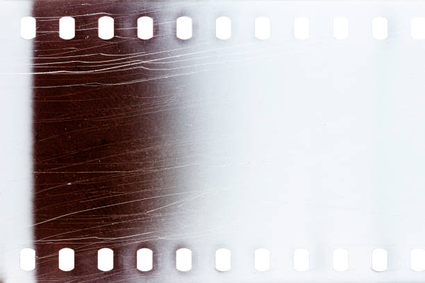 istock Dusty and grungy 35mm film texture or surface 1332514020