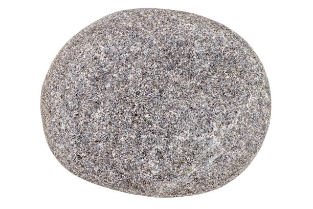 istock Top view of single gray pebble 1332515265