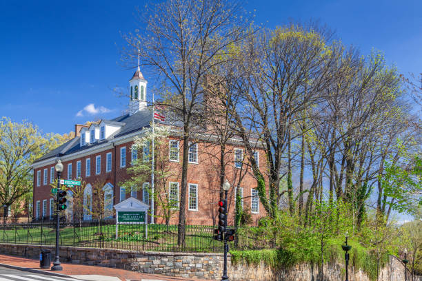 istock Public Library in Georgetown, Washington DC, USA. 1332518877