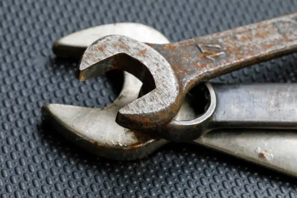 Photo of Three old wrenches