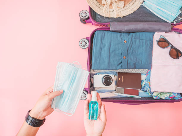 istock Preparing for travel in new normal. 1332524291