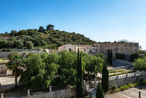 A view of Villa Penna, garden of Scicli (Sicily)
