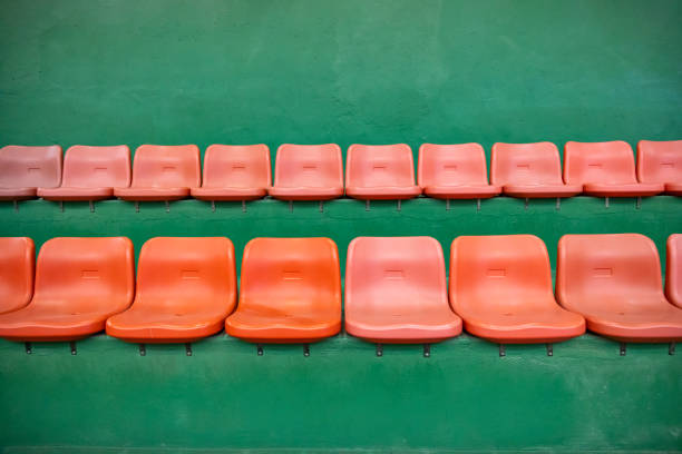 istock Audience Chair in the stadium 1332529622