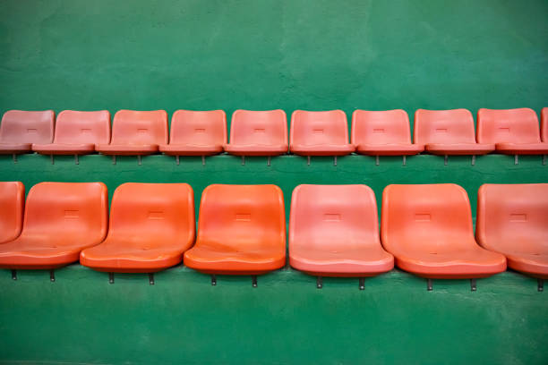istock Audience Chair in the stadium 1332529658
