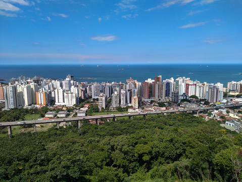 Vista de la ciudad de Vila Velha ubicada en Espirito Santo, Brasil. photo