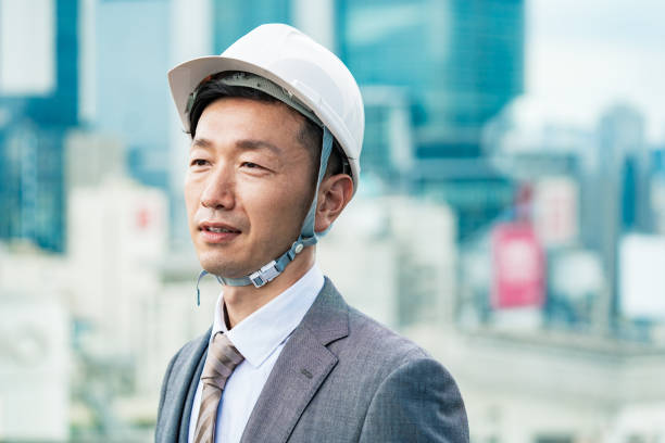 istock A businessman wearing a helmet 1332532414