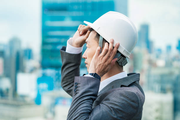 istock A businessman wearing a helmet 1332532428