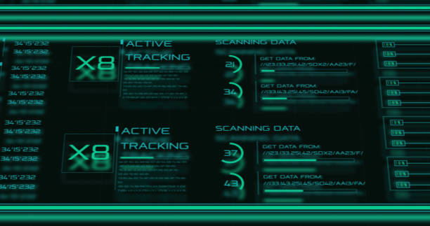 A computer futuristic digital software hud interface with a decision-making system that allows you to analyze the state of the data transmission system, both taking into account the state of the network, and taking into account the current state and capabilities of the service subsystem. un software digital futurista de computadora con un sistema de control que está configurado de tal manera que se optimiza el rendimiento de los equipos mediante la detección de posibles fallos de funcionamiento mediante el análisis de datos.