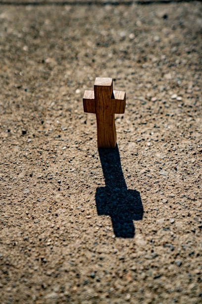 istock The City's Sunset and Cross 1332537494