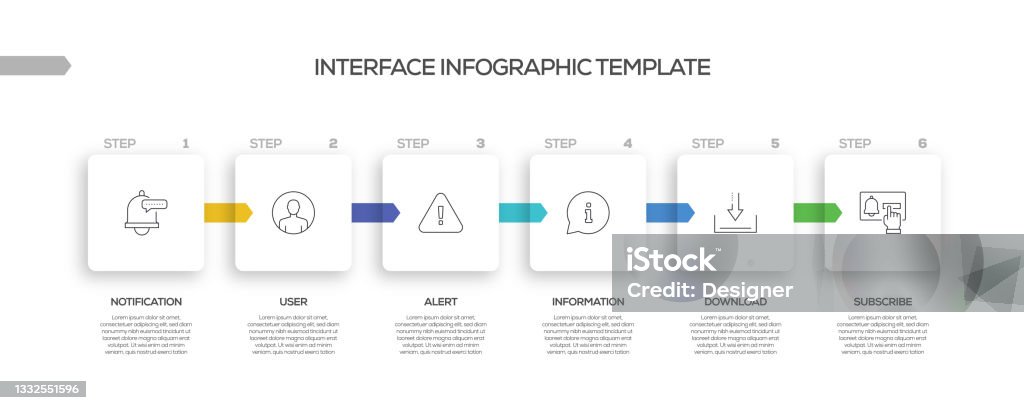Interface Related Process Infographic Template Process Timeline Chart ...