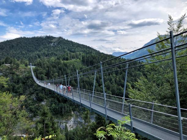 istock Suspension bridge named Highline 179 in Tirol 1332565382