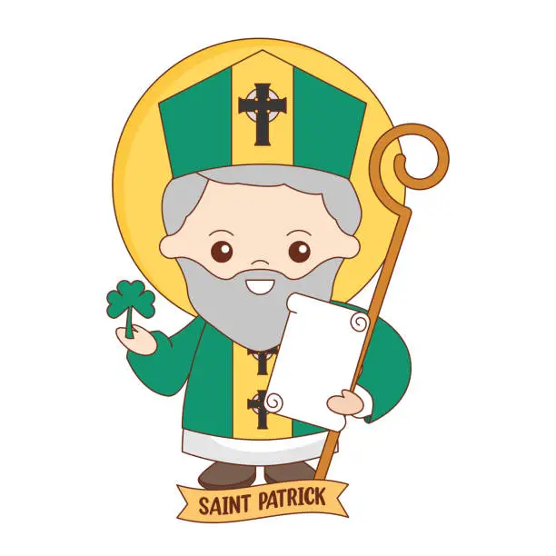 Vector illustration of saint patrick