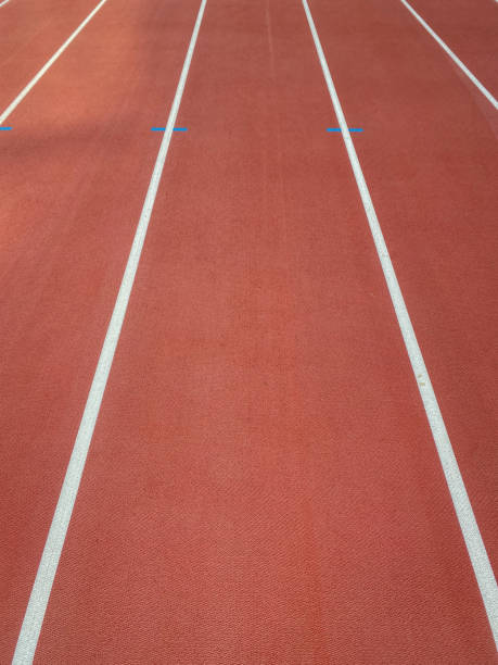 istock Lane on a red athletics track 1332569941