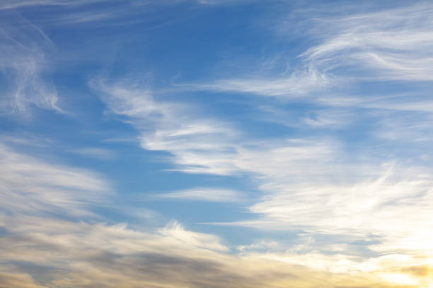 clouds at the sky cirrus clouds at the morning sky cirrus stock pictures, royalty-free photos & images