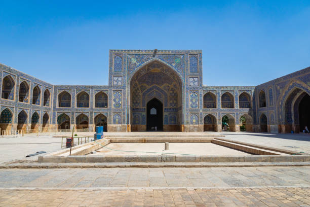 istock Imam Mosque architecture at Naghsh-e Jahan Square in Isfahan, Iran. 1332583437