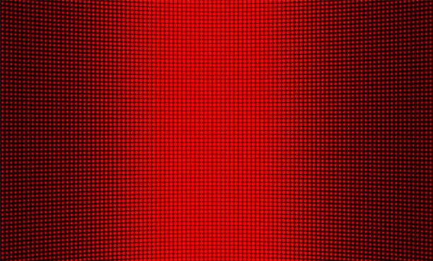 Vector illustration of Led screen texture. Digital display with dots. Vector illustration.