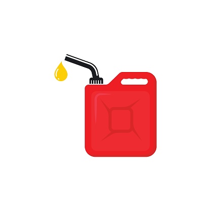 oil jerrycan icon vector illustration design template