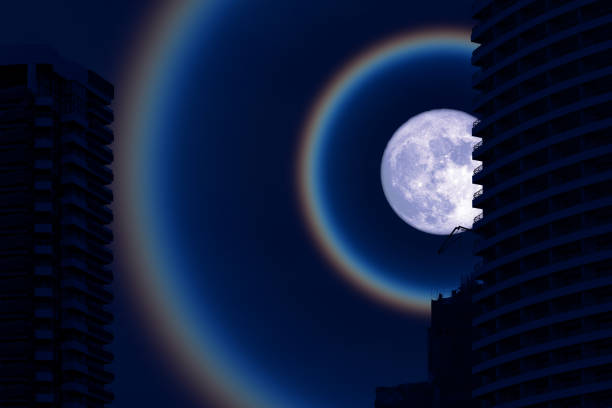 istock super fruit blue moon corona back silhouette building on the night sky 1332607501