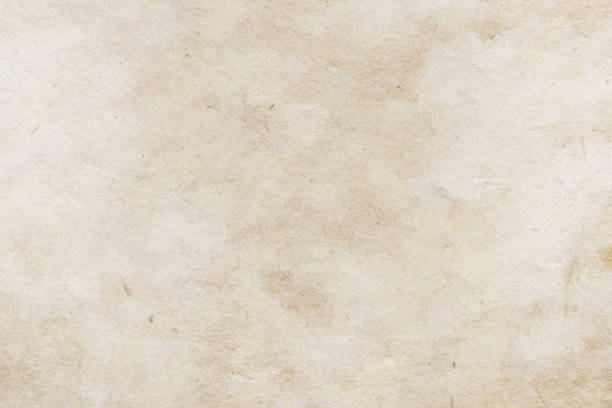 Abstract watercolor illustration on Japanese paper texture. Earth color washi paper texture background