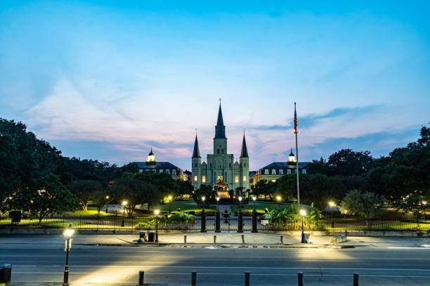 istock St. Louis Cathedral and Jackson Square 1332610020