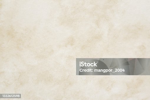 istock Brown watercolour background, Watercolour painting soft textured on wet white paper background, Abstract brown watercolor illustration banner, wallpaper 1332612598