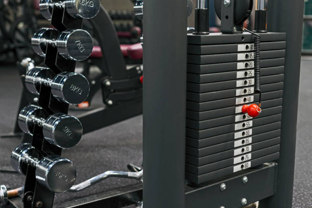 istock barrels in a cellar close up of a dumbbell weights 1332625736