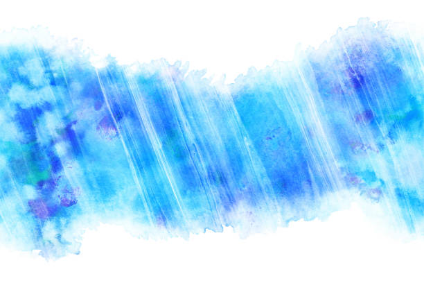 istock pastel color blue sky and cloud on natural watercolor paint background, vector illustration, abstract art 1332635356
