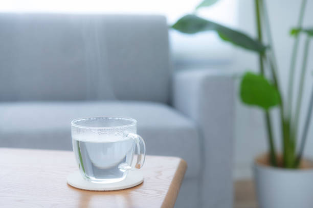 istock Healthy life, drink plain hot water. Japanese SAYU. 1332637745