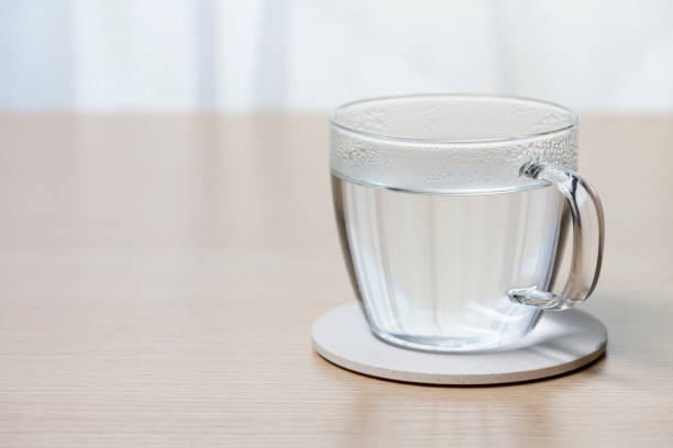 Healthy life, drink plain hot water. Japanese SAYU.