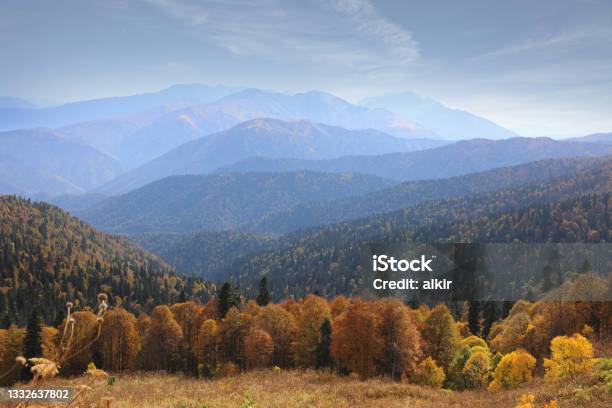 Wonderful Caucasus Mountain Landscape Stock Photo - Download Image Now - Adygea, Autumn, Beauty