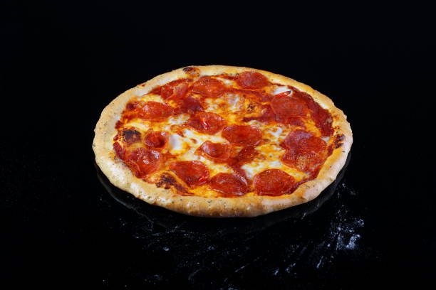istock Pizza with mushrooms, sausage 1332640856
