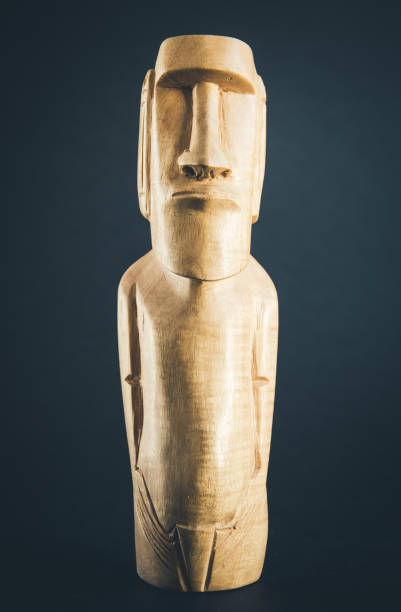 istock Traditional statue of a moai from Easter Island 1332643984