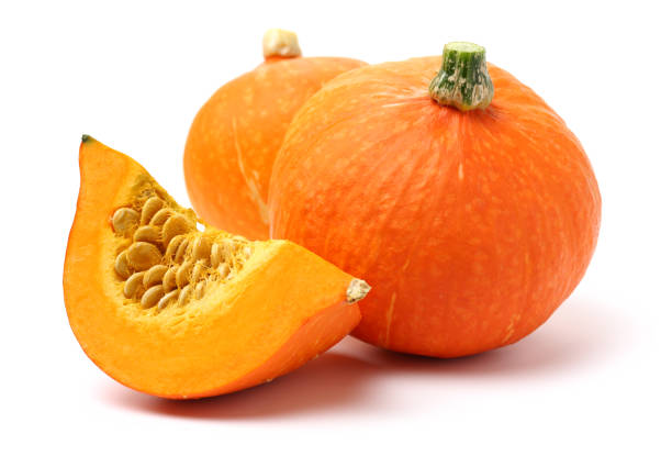 orange pumpkin - cushaw imagens e fotografias de stock