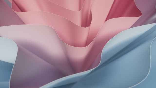 Abstract paper animation