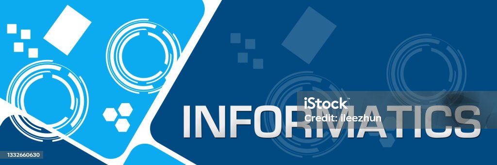 Blue Background Informatics Informatics Blue Technology Background Rounded Squares Stock ...