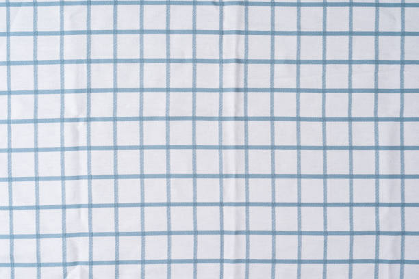 Checkered blue and white texture. Close-up. Fashion concept