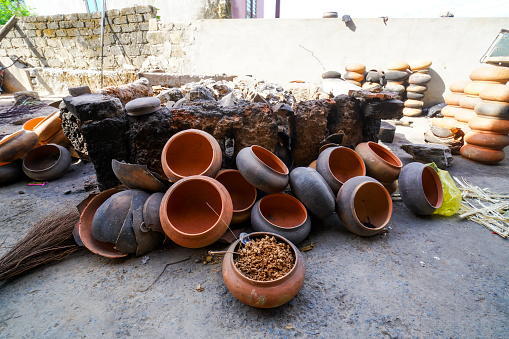 Traditional pottery Tru Son village Nghe An province northern Vietnam