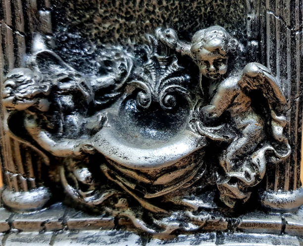 istock beautiful bronze and silver statue and sculpture good for accessories and decorations 1332664468