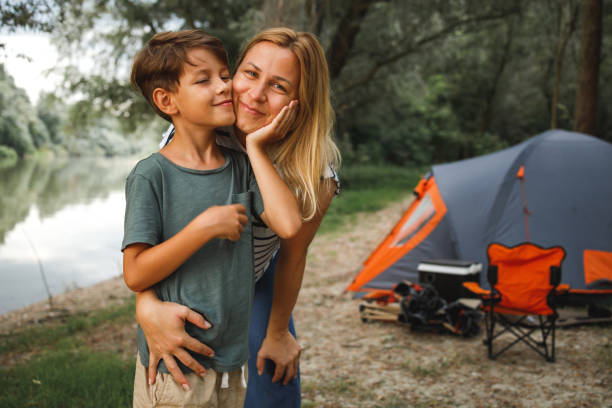 istock Family camping 1332665830