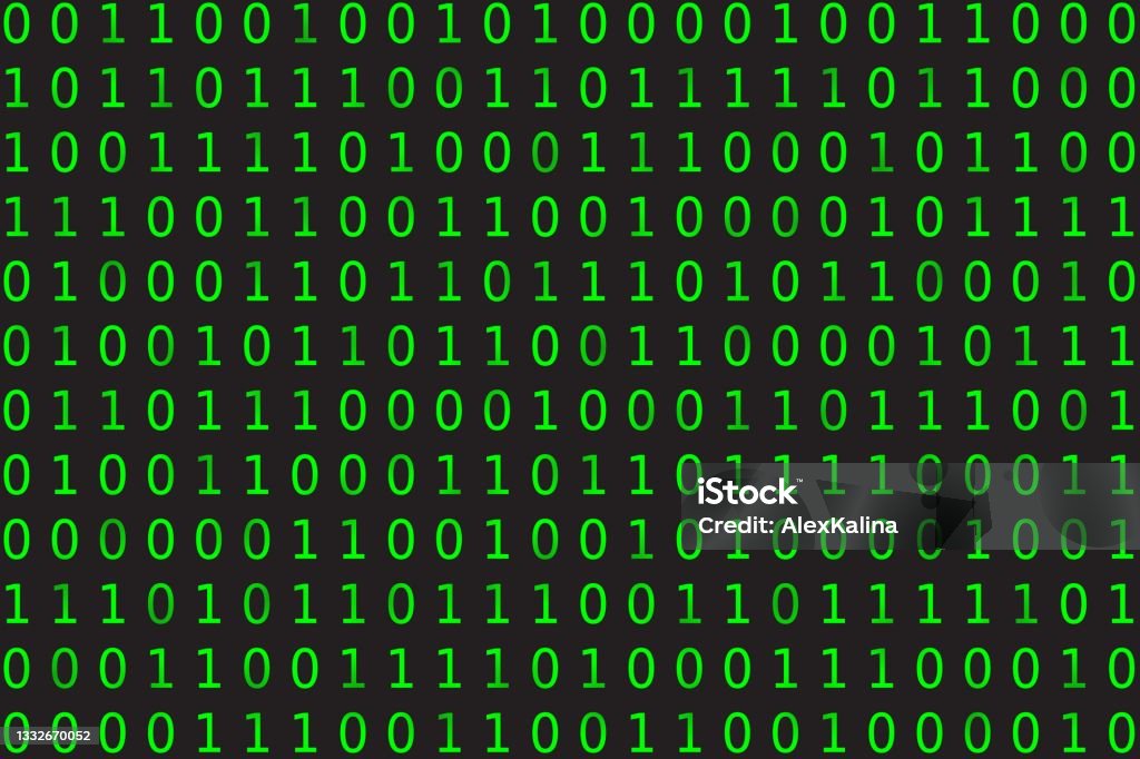 Program Datum Background Green Programming Binary Coding Matrix Vector ...