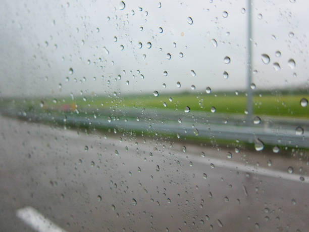 Free Stock Photo of Raindrops on the recreational vehicle\'s side ...