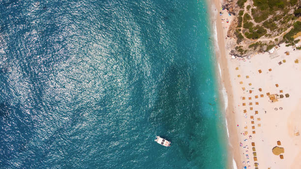 istock Gjipe Beach, famous beach in Albania 1332690717