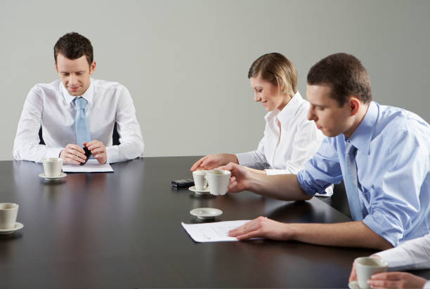 istock Business people at conference room in office 1332700028