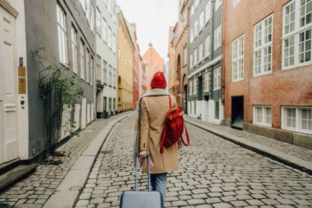 istock Young woman on a city break 1332700037