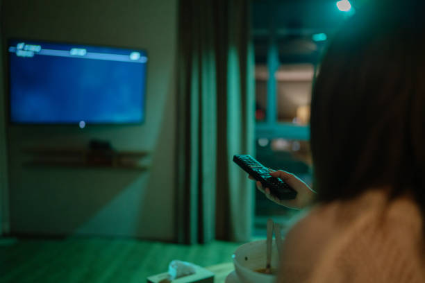 istock Hipster woman spend time in bed room. 1332704528