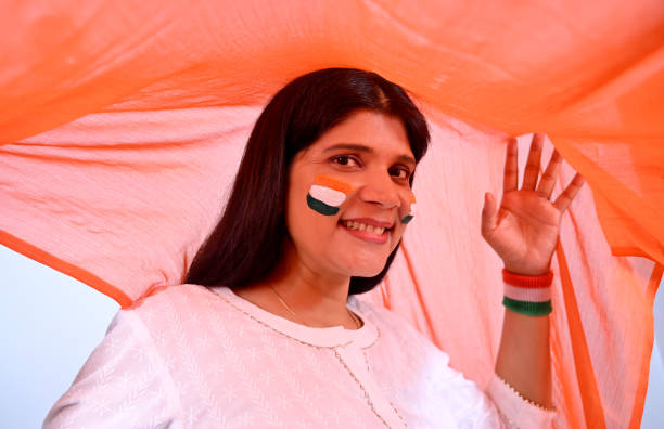 istock celebrating Independence Day of India. 1332706849