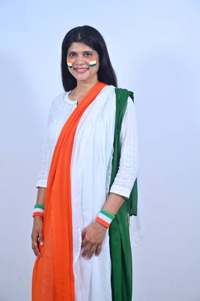 istock celebrating Independence Day of India. 1332707763